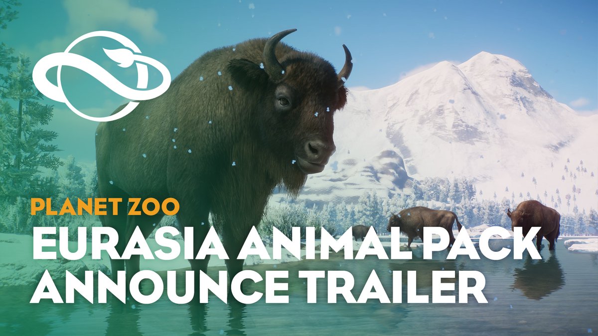 Roam the forests, lakes and mountains to discover the Planet Zoo: Eurasia Animal Pack, arriving 13 December! ❄️ Within the vast landscape you'll be able to meet with 8 new animal friends, a brand new Campaign Scenario and Free Update 1.16. ✨ Full Info: