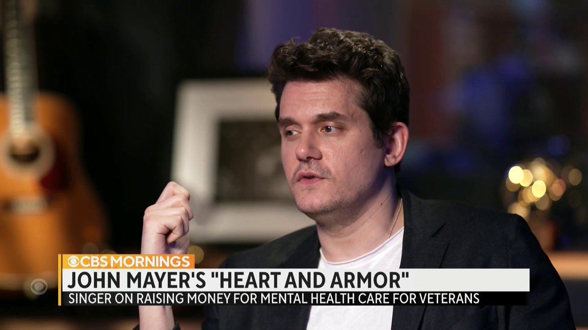 When John Mayer isn’t making music, he is funding scientific studies on veterans’ mental health through his Heart and Armor Foundation foundation. He told Jamie Yuccas why he wants to “put treating mental health in the same bucket as a lifesaving intervention in combat.”