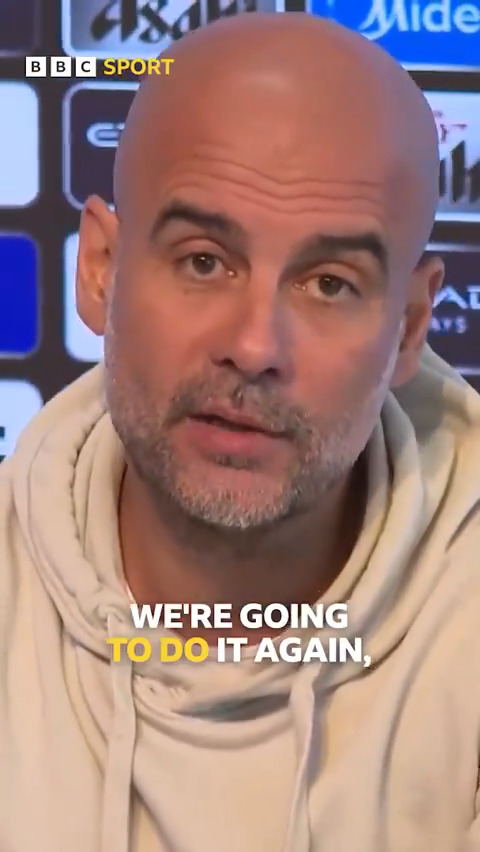Pep Guardiola says Manchester City will win the Premier League this season 🏆👀