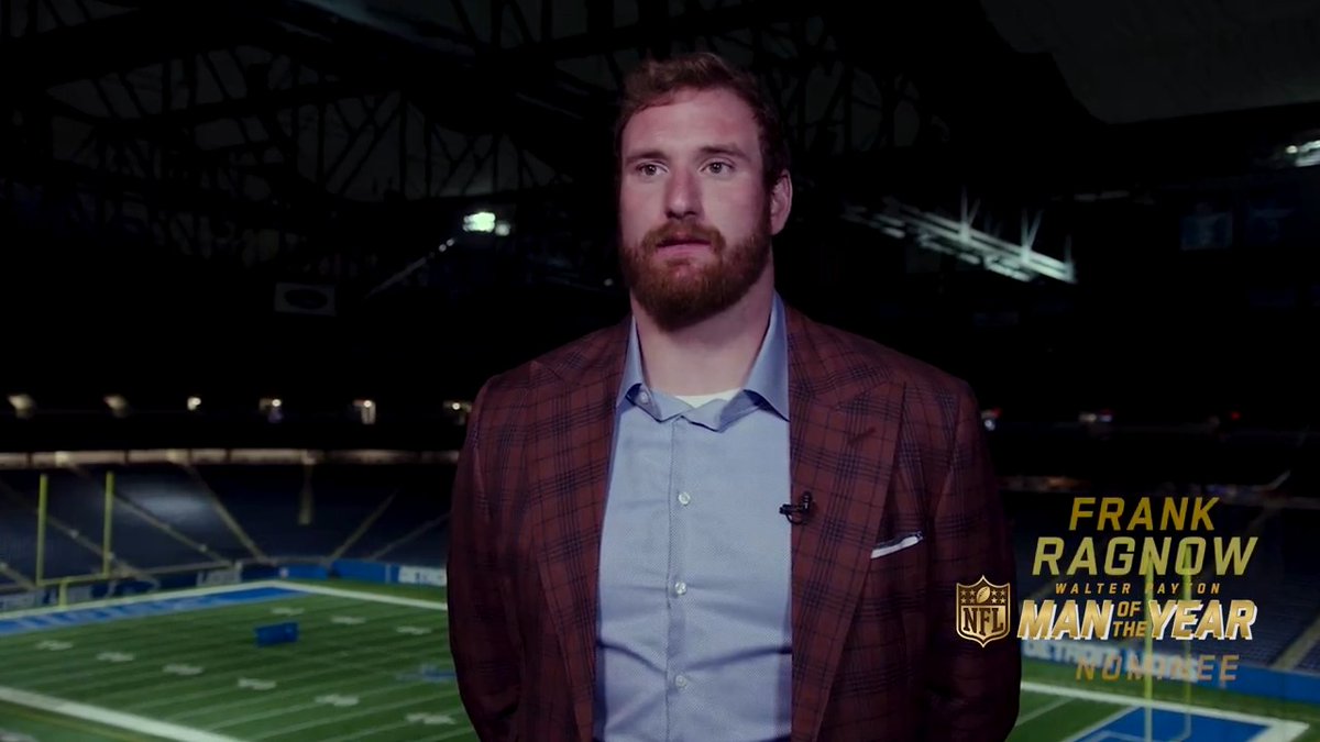 Learn more about Frank Ragnow's commitment to using outdoor activities to help grieving families through his Rags Remembered Foundation. #WPMOY Frank Ragnow @frankragnowfdn