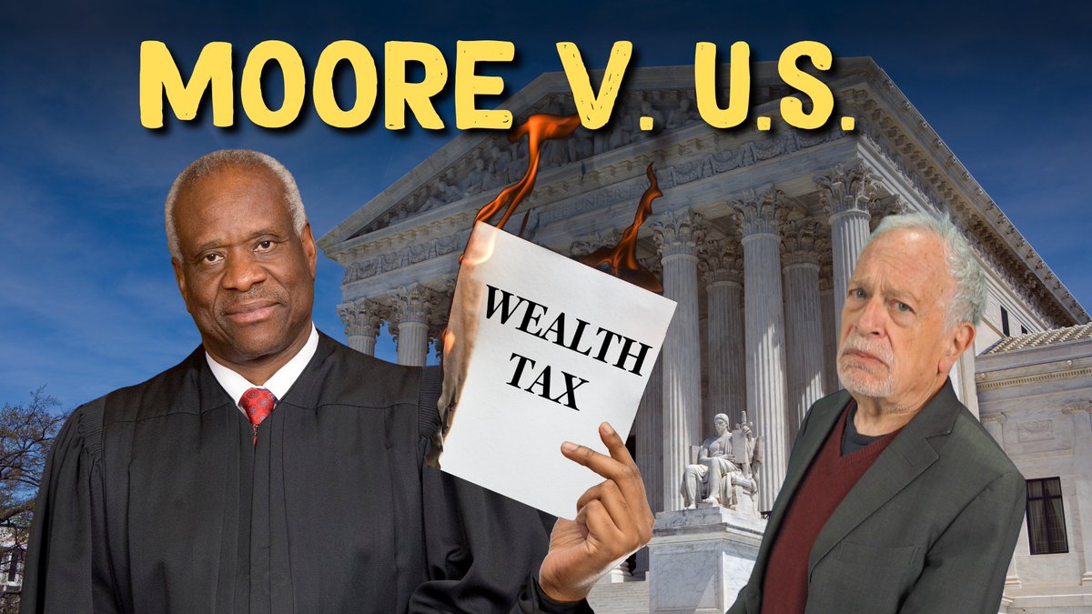 Today the Supreme Court will hear what could be the most important tax case in decades. Moore v. US could permanently shield billionaires from a wealth tax. This is why billionaires give luxury gifts to Supreme Court justices. For this exact moment.