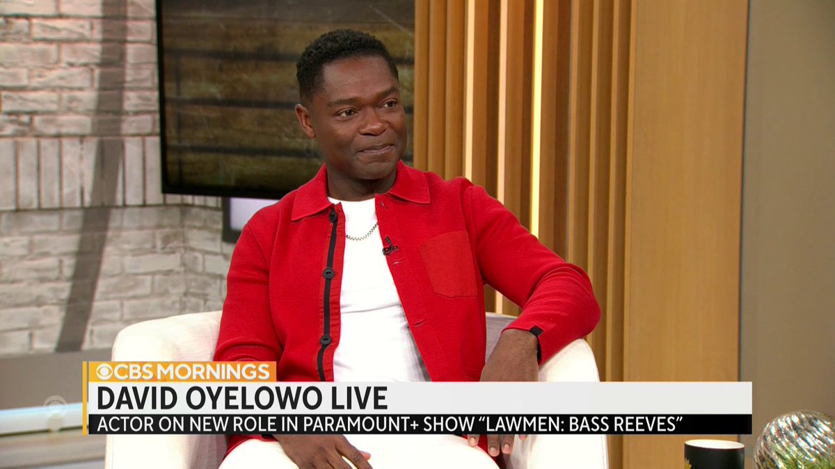 David Oyelowo says it felt like destiny making Lawmen: Bass Reeves. He tells CBS Mornings why he was “obsessed with telling this story” — and how the @ParamountPlus series is helping elevate young, Black actors.