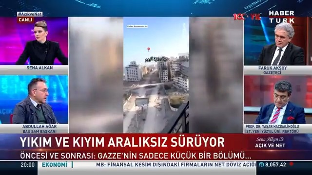 Gazze'ye 60 gündür ölüm yağıyor... Yıkım ve kıyım aralıksız sürüyor. Harp tarihinde bir örneği var mı? BAU SAM Başkanı Abdullah Ağar #AçıkveNet'te yorumladı.