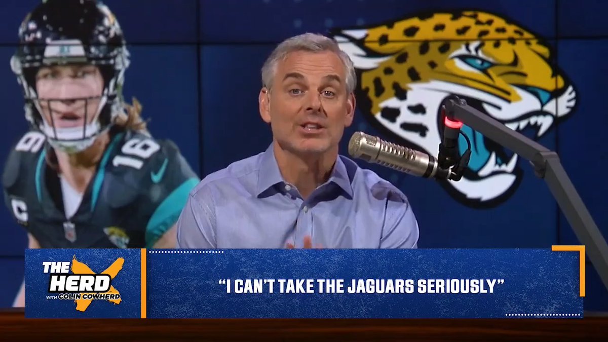 "You don't have a cart? It's Florida, everybody owns a golf cart... Maybe you should move to Orlando because you're such a Mickey Mouse operation." — @ColinCowherd calls out the Jacksonville Jaguars