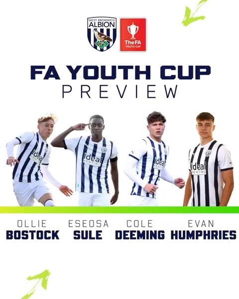 𝐔𝐩 𝐟𝐨𝐫 𝐭𝐡𝐞 𝐜𝐮𝐩! 🏆 Our youngsters take on AFC Bournemouth in the third round of the FA Youth Cup at The Hawthorns this week! 🏡 Take a look at their preparations here! 🎥