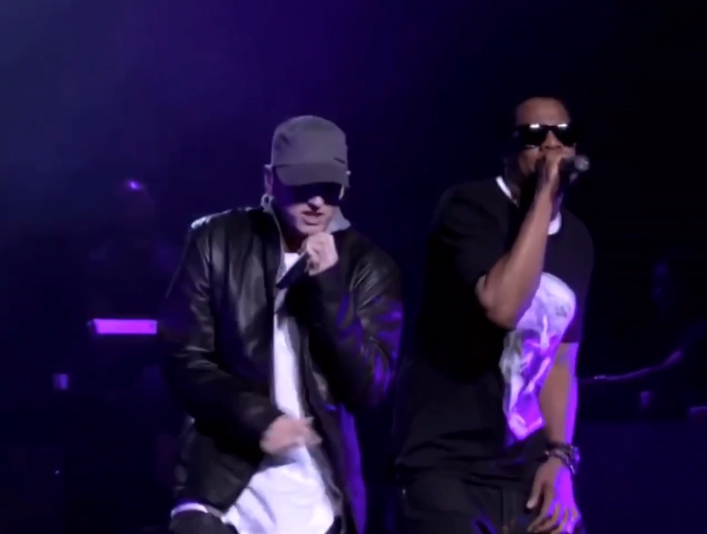 It's crazy how good Eminem sounds, like he sounds the exact same inside and outside the booth