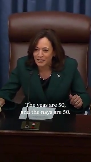 Today, I cast the 32nd tie-breaking vote of my Vice Presidency. With this vote, I broke the 191-year-old record for most tie-breaking Senate votes cast by a Vice President.