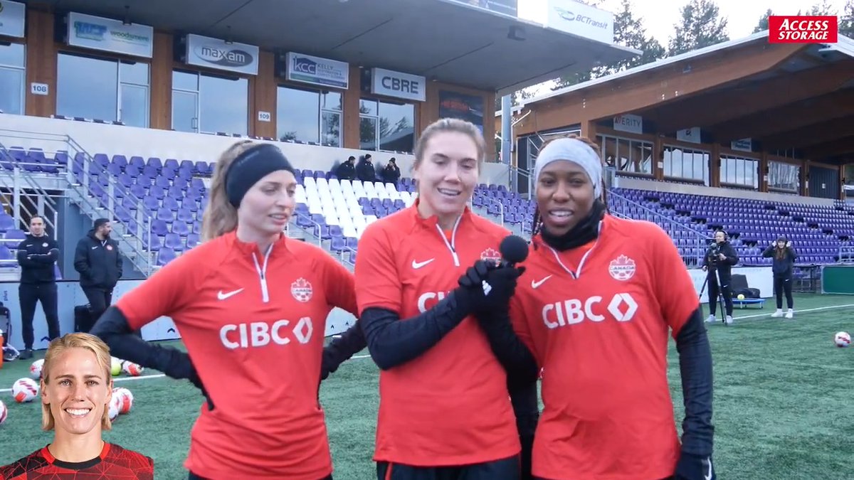 Describe Sophie and Sincy in one word ❤️ QOTD 🎤 CANWNT x Access Storage