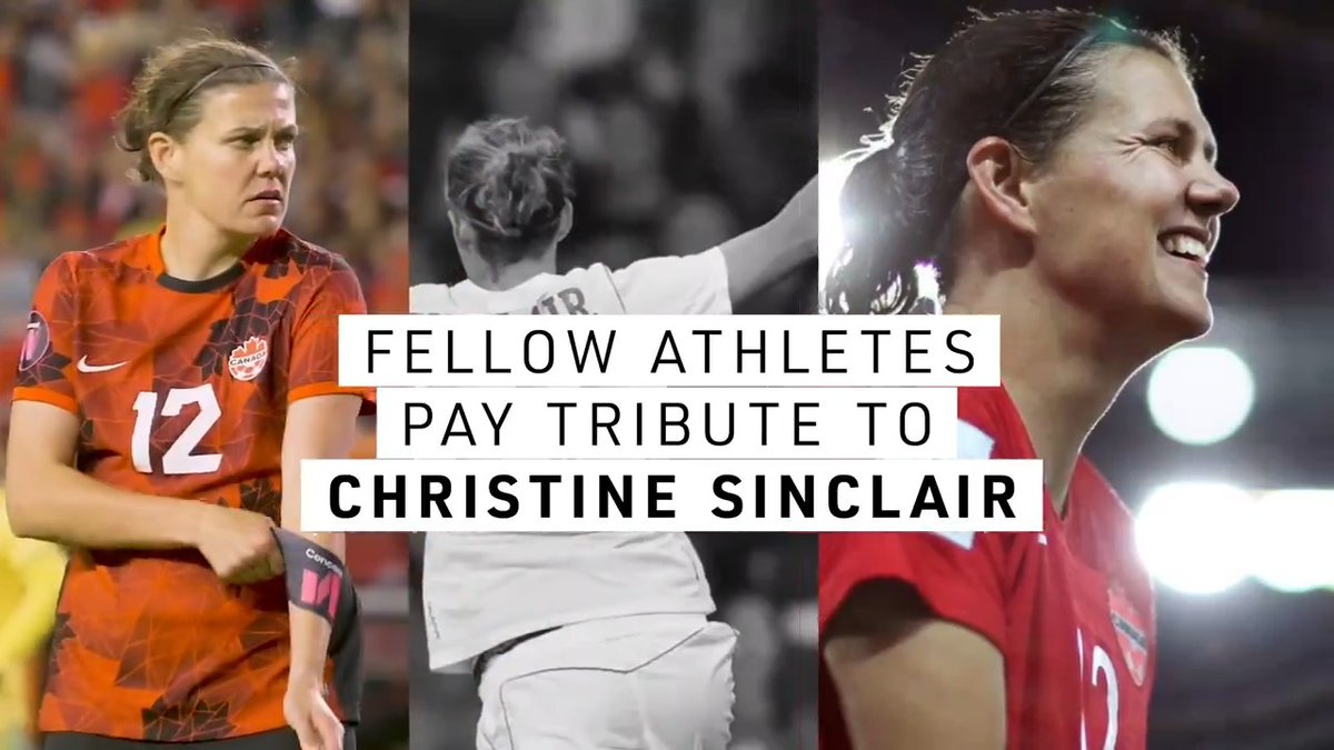 An outpouring amount of gratitude from the sport community for Sincy's final game 🇨🇦 #ThankYouSinc 🐐