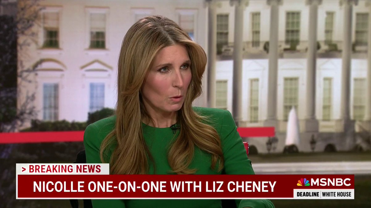 “The way we defeat this threat is through the truth, and through making sure people remember the violent attack on our police officers that day. The violence of that assault…” Liz Cheney w/ Nicolle Wallace