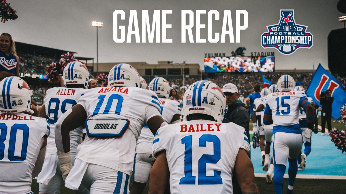 A complete team win, decades in the making. This one's for you, Mustang family. GAME RECAP 🎥 2023 AAC Championship Acme Brick Company | #PonyUpDallas