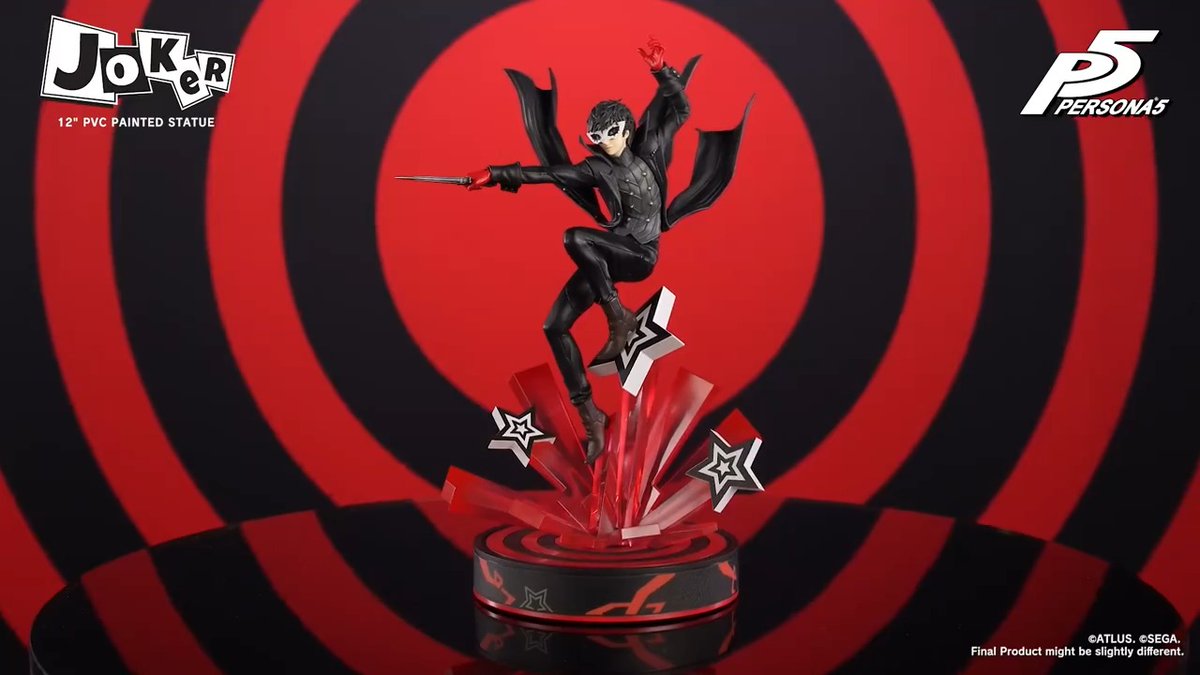 Decorate your desk with a Phantom-Thief flair! 💎 Pre-order for First 4 Figures high-quality PVC Joker statues, available in a standard, collector’s, or a definitive edition, is available now! More details: