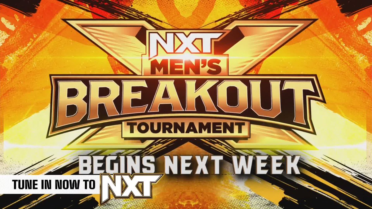 Get ready... The #WWENXT Men's Breakout Tournament starts NEXT WEEK!