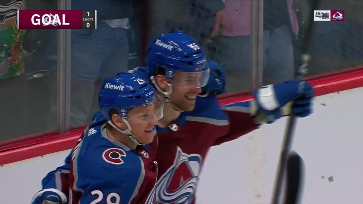 MacDermid from MacKinnon 🚨 #GoAvsGo