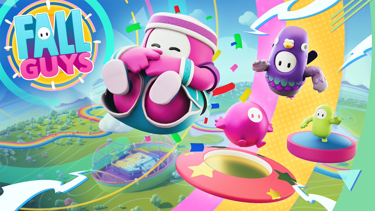 You’re invited to the Fall Guys POWER PARTY Update 🎂 Power-Ups are here for everybean and we’re so excited to introduce our first one: Bean Ball! We’re also adding object scaling, a couple of new obstacles and a new Discovery menu next week 🛠️