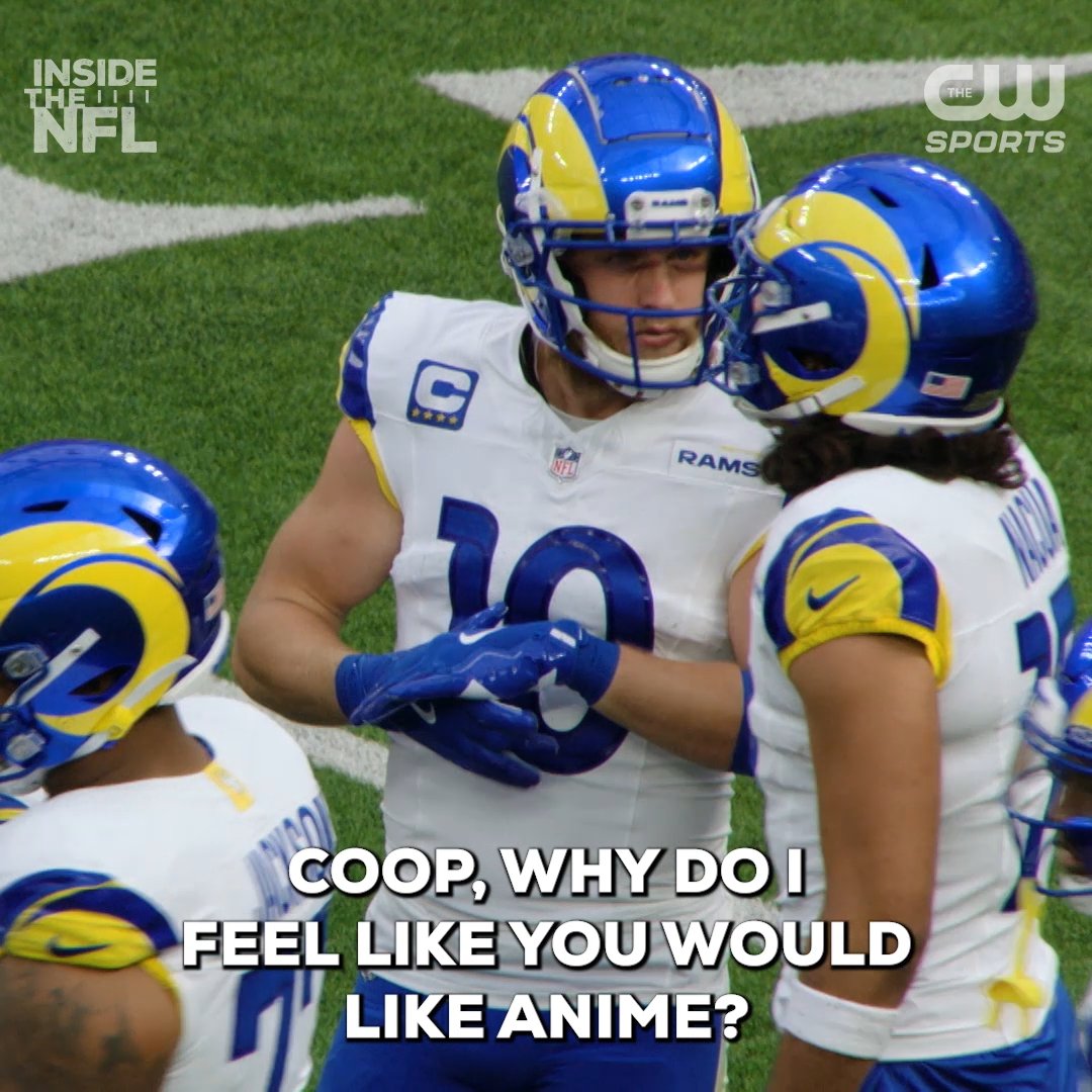 Cooper Kupp is not an anime fan. Confirmed.
