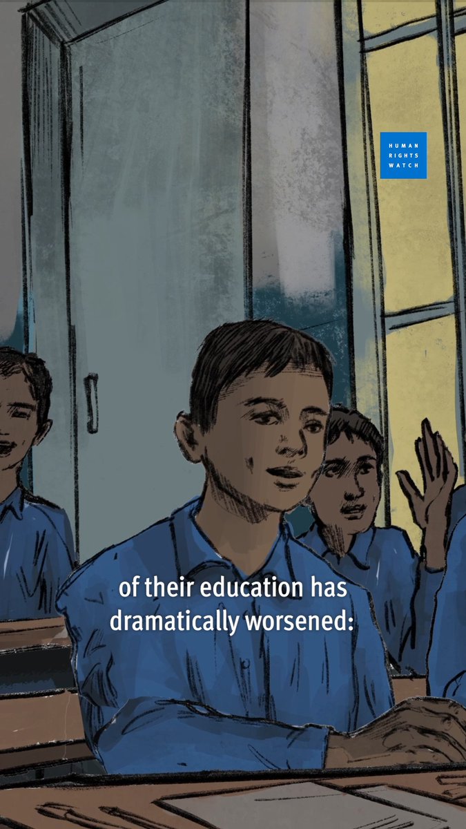 The Taliban are causing irreversible damage to the Afghan education system for boys as well as girls. By harming the whole school system in the country, they risk creating a lost generation deprived of a quality education. #Afghanistan