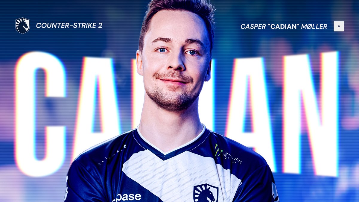 A Danish legend stepping into the leadership role of an international lineup of stars. We're honored to have the biggest brain in CS, the hypest IGL, the AWP-clutch master: @CaspercadiaN Welcome Cadian to Team Liquid! 🎉