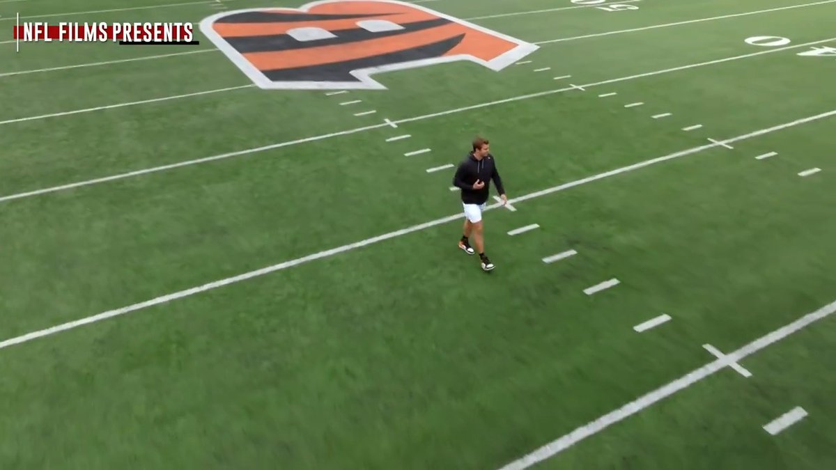 Tonight on #NFLFilmsPresents, Sam Hubbard takes a 98-yard stroll down memory lane 👀 6pm ET on FS1 | Cincinnati Bengals