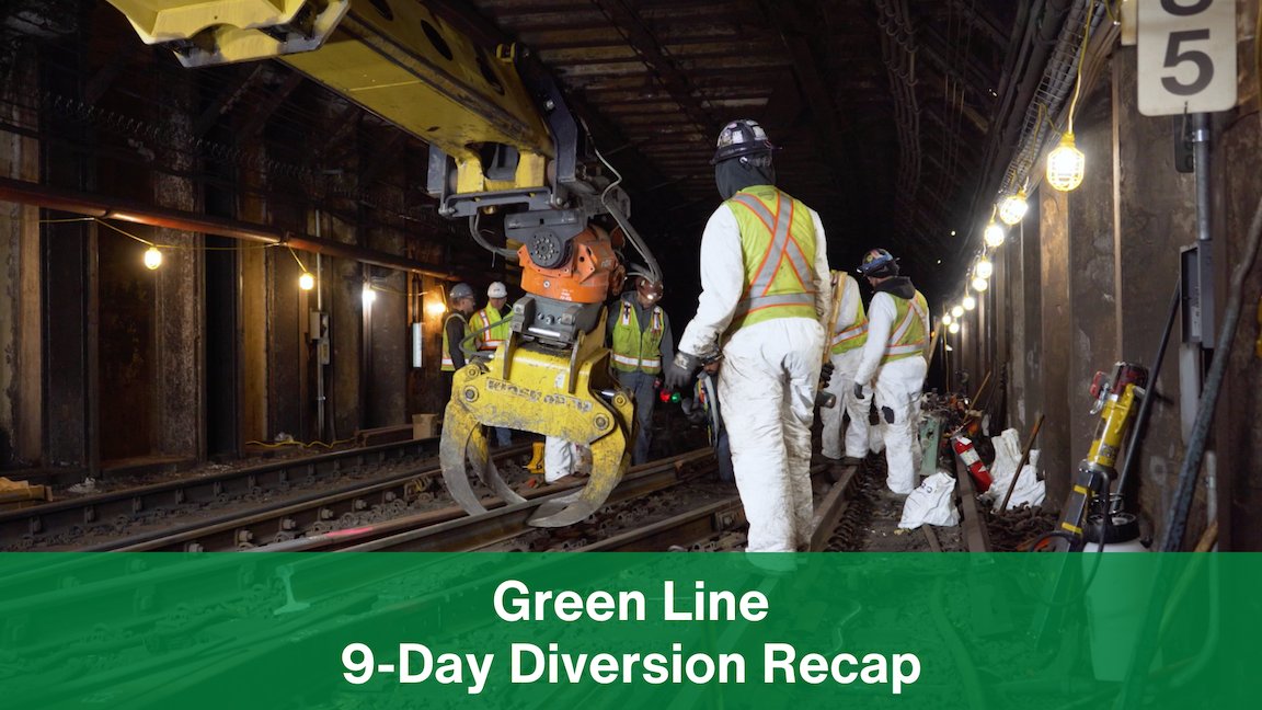 After the 9-day Green Line diversion, we lifted 12 speed restrictions (2 more than planned) to enhance safety & lessen travel times. The closure also allowed for structural repairs at Boylston & station upgrades, improving rider experience every step of the way. #BuildingABetterT