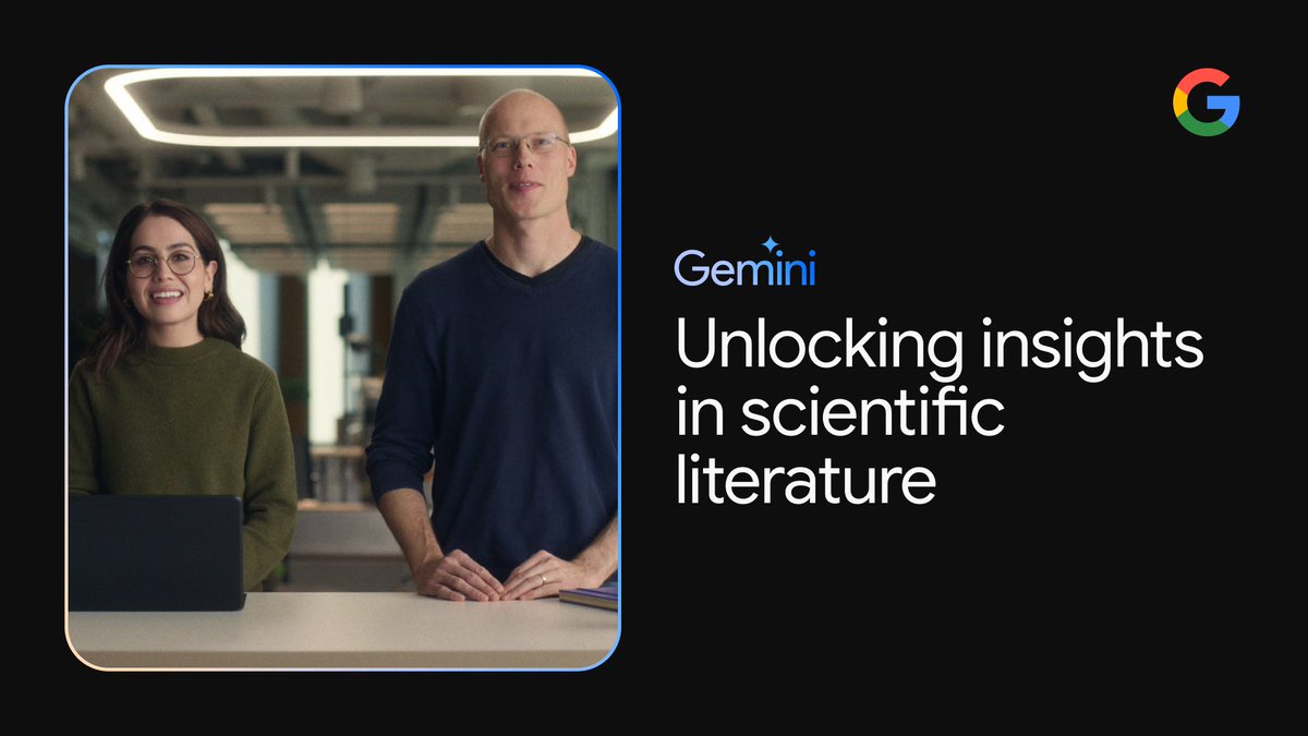 A common problem faced by researchers is finding and using information from scientific papers. 🔍 Gemini's capabilities mean it can accurately uncover knowledge within thousands of files including dense text &amp; complex images. How could this help deliver breakthroughs faster? ↓