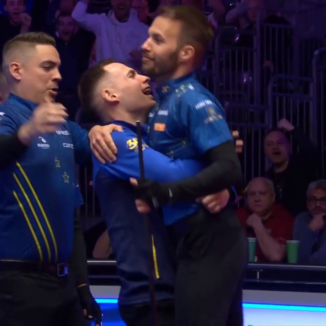 A GOLDEN BREAK AT THE MOSCONI CUP! 🎱🤯