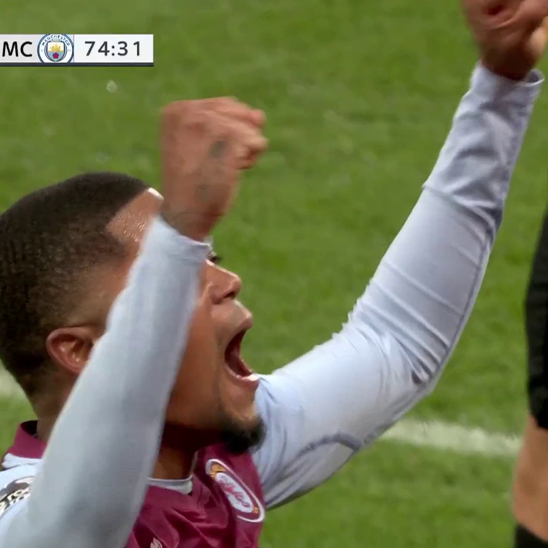 SCENES AT VILLA PARK! Aston Villa take the lead against Manchester City! 😱