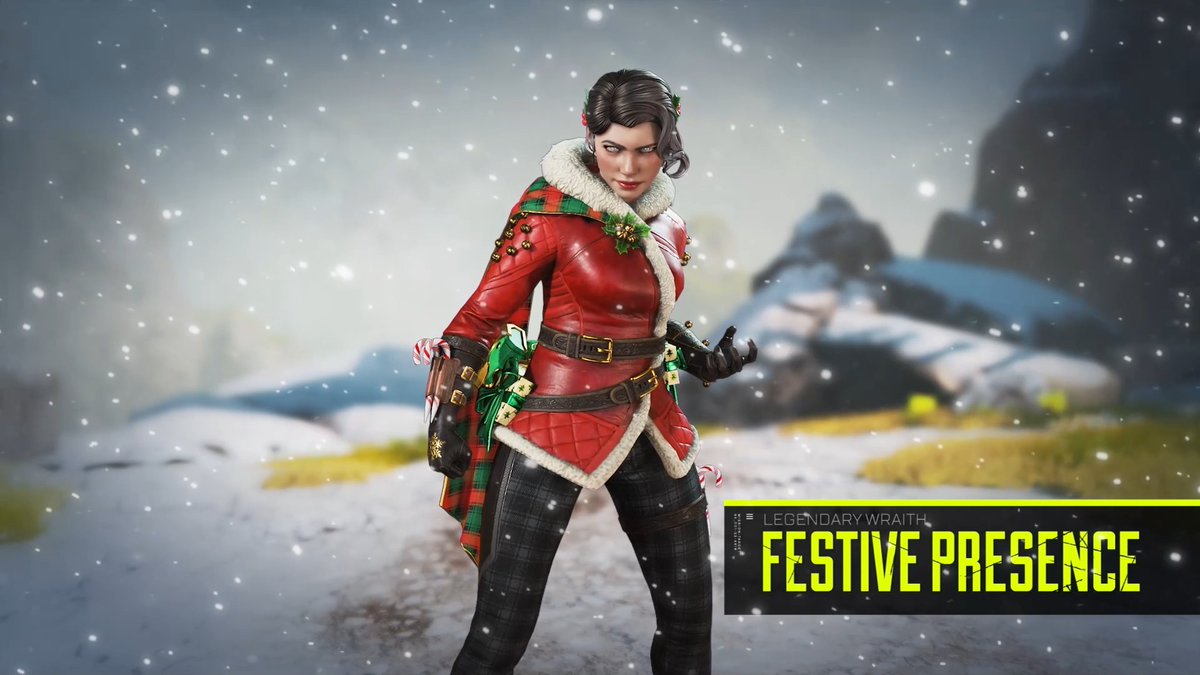 Stay frosty this holiday season with new looks like Whistling Winter Bloodhound, Festive Presence Wraith, and more. Available now as part of our Festive Frenzy sale ❄️