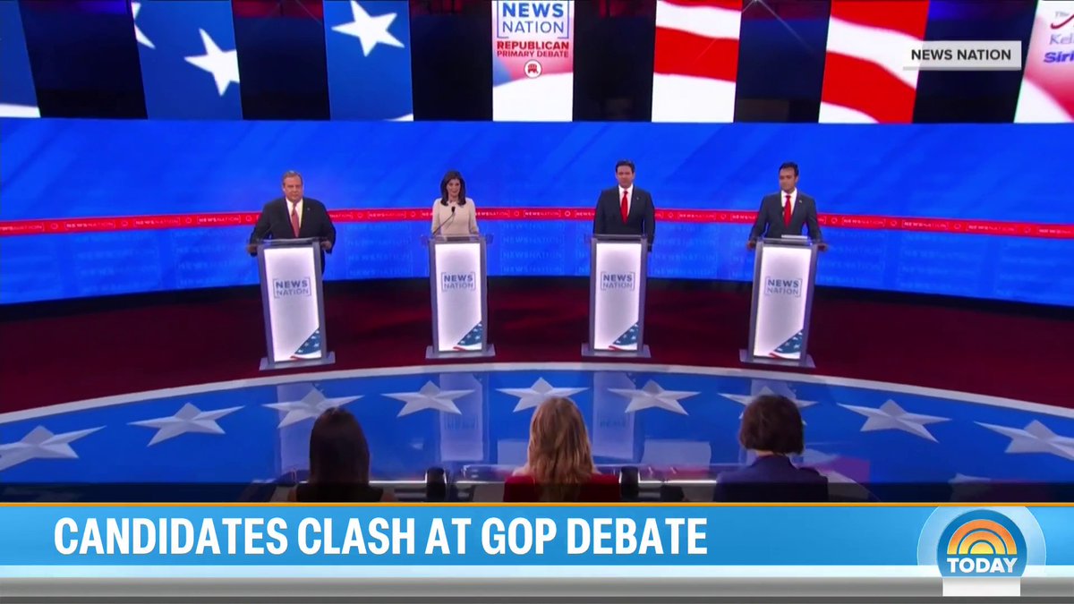 During the fourth Republican presidential debate, Nikki Haley and absent former President Trump took most of the punches with Chris Christie calling out fellow candidates for ignoring the party’s dominant frontrunner. Kristen Welker reports on the takeaways.