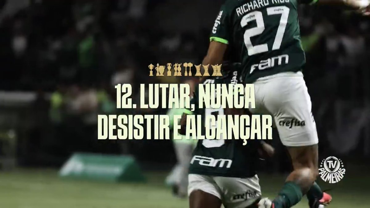12 atos pela 12ª taça! O #MaiorCampeãoDoBrasil é DODECA e cada detalhe da #ViradaHeroica rumo ao título é mais do que especial! 💚 O Brasileirão Betano é ALVIVERDE MAIS UMA VEZ! ☝️✌️ #AvantiPalestra