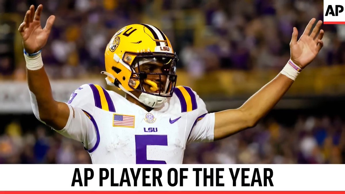 BREAKING: LSU quarterback Jayden Daniels is The Associated Press college football player of the year. Read more: