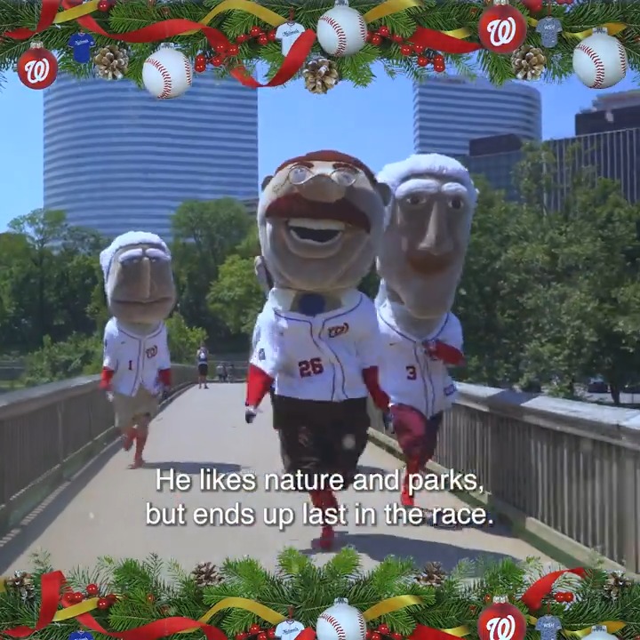 From Teddy the Red-Nosed Racing President with love. ♥️🦌