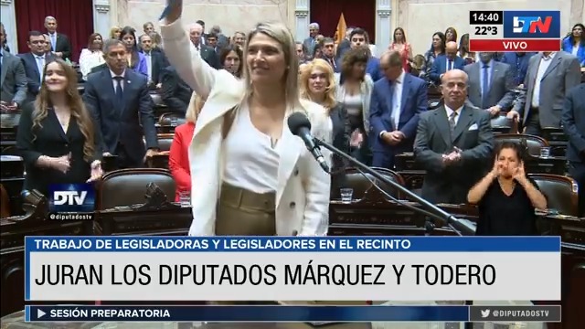 "Invocando la protección de Dios, fuente de toda razón y Justicia: sí a la vida" | La jura de la diputada electa Nadia Márquez en la Cámara de Diputados