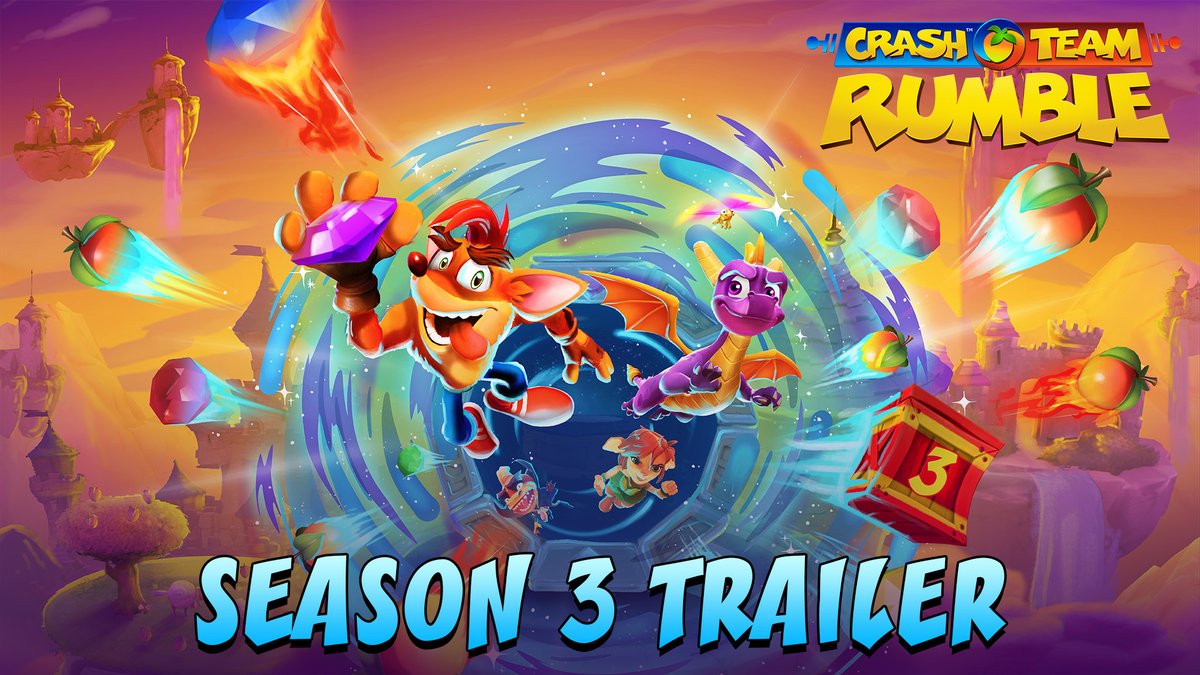 Get all fired up for the winter season with new heroes, maps, and more. Season 3 of #CrashTeamRumble is AVAILABLE NOW!