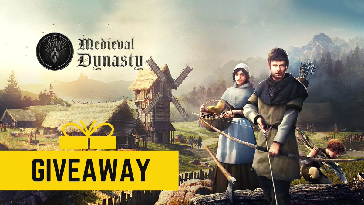 Survive in the Middle Ages To celebrate the Co-Op Mode release for Medieval Dynasty, we are giving away a Steam key for the game. ⛏️ Follow us 🪓 Retweet 🔨 Tag a friend to increase chances The winner will be announced on December 11. Check the comments for another giveaway.