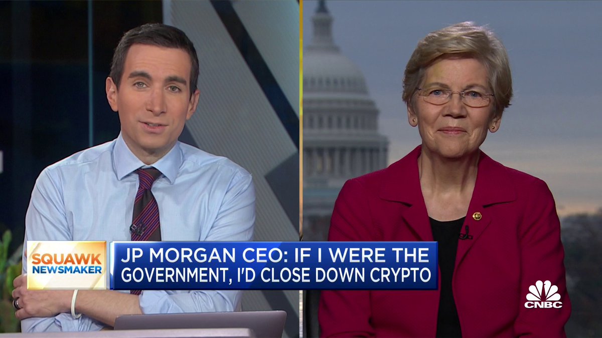 JUST IN: 🇺🇸 US Senator Elizabeth Warren claims North Korea is using #Bitcoin and crypto to fund "half" of its nuclear weapons program.