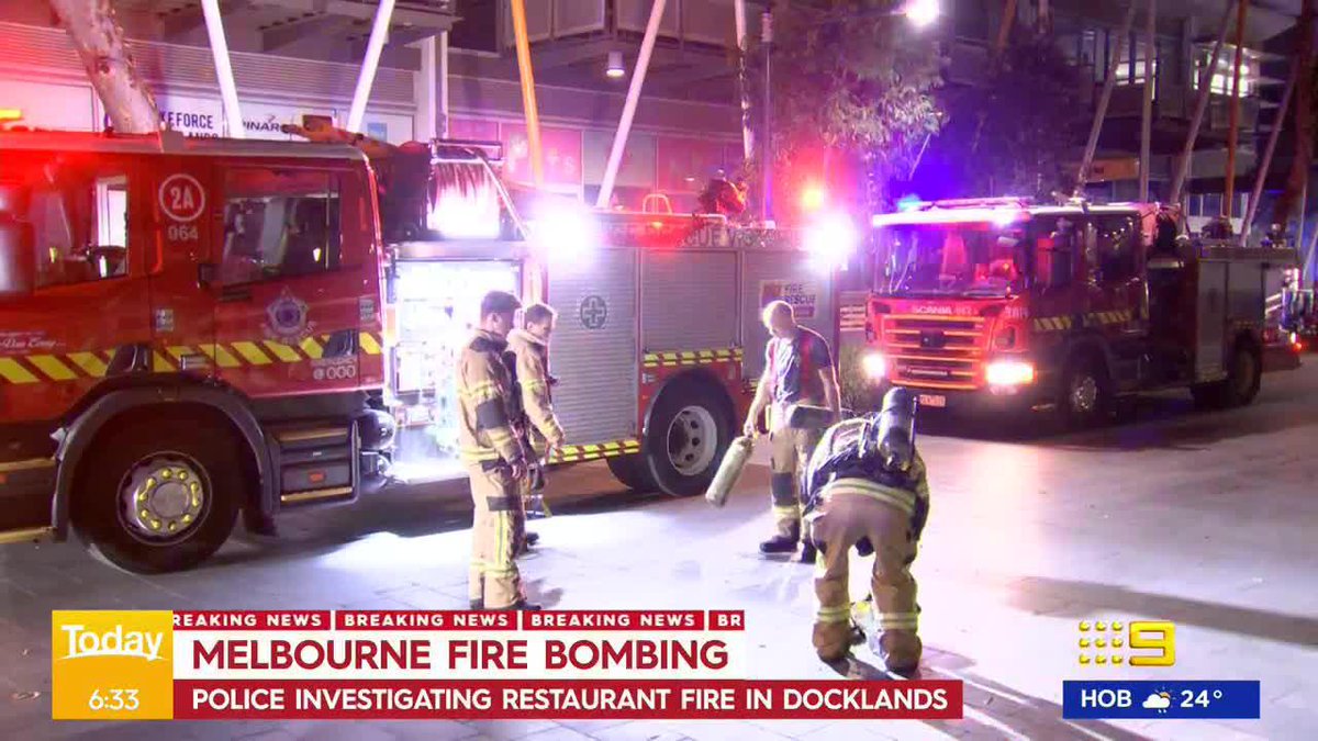 #BREAKING: Detectives are right now hunting three people after a fire bombing attack. #9News