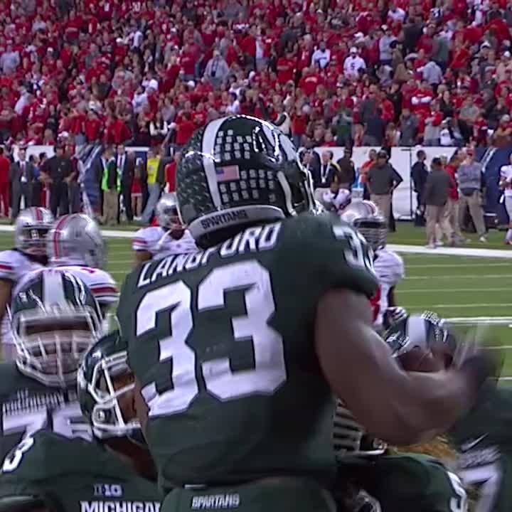 ✅ B1G champs 🔜 Rose Bowl game champs #OTD 🔟 years ago, Michigan State Football beat Ohio State to win the Big Ten Conference and advance to the 100th Rose Bowl Game.