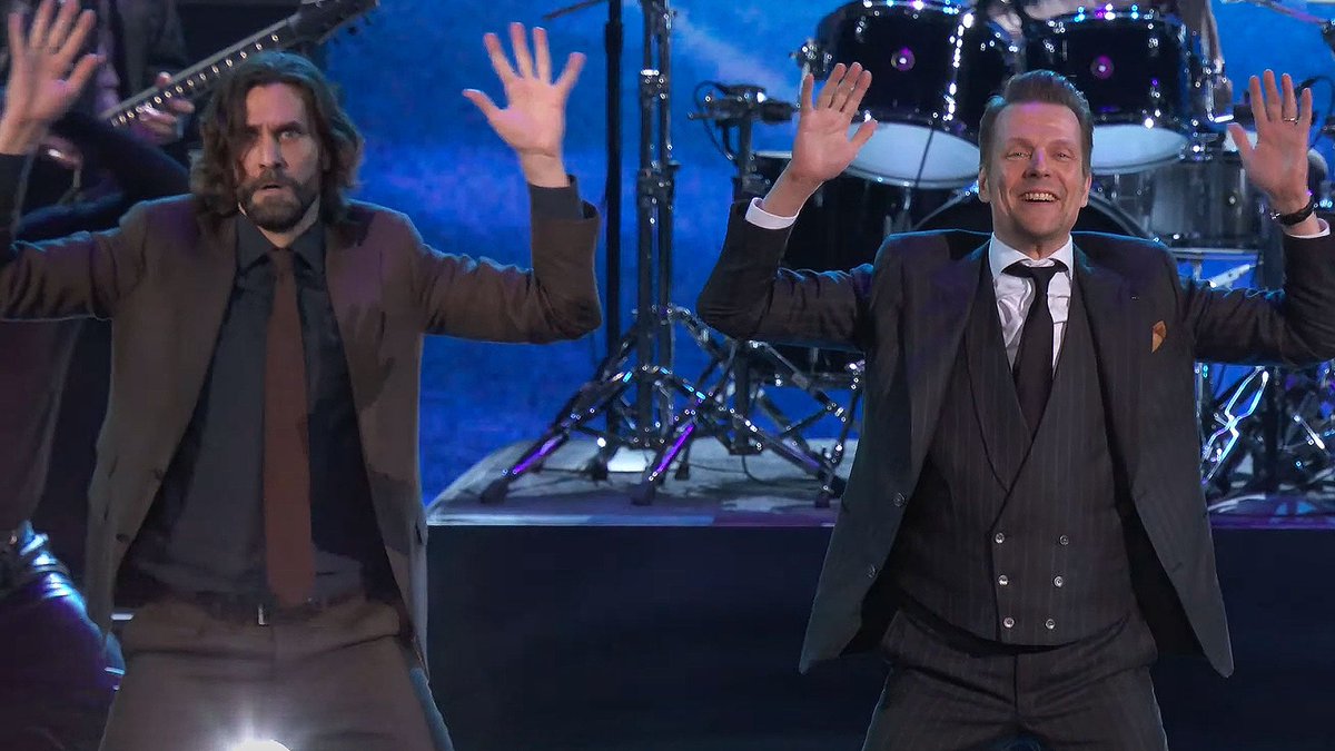 One of the best gaming moments of 2023 was just recreated live onstage at the Game Awards 2023. Check out this rocking performance from Old Gods of Asgard and members of the cast from Alan Wake 2. #TheGameAwards