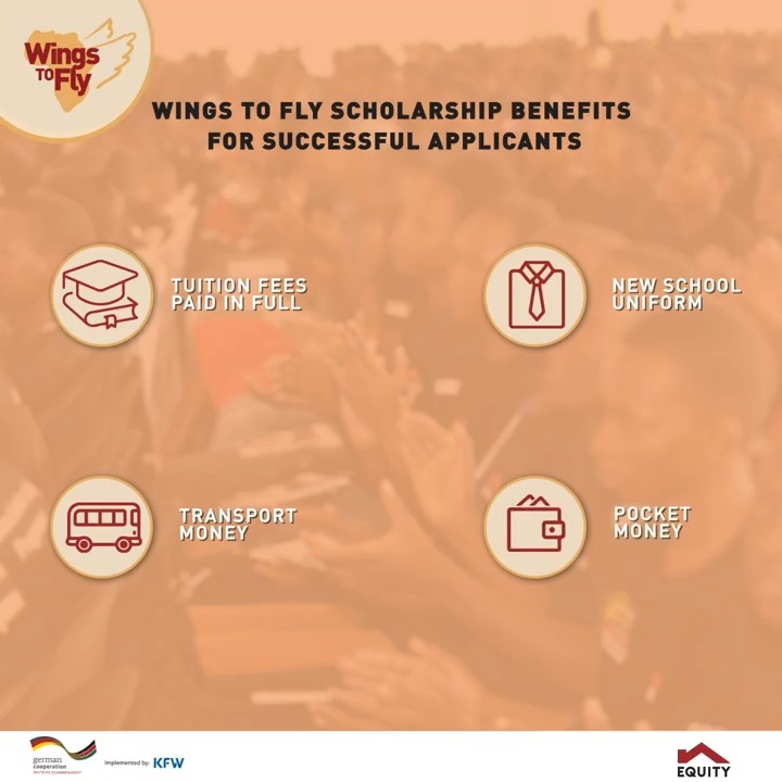 Only a few days left! Through the #WingsToFly program, academically promising but needy students who sat for the 2023 KCPE and scored 350 marks benefit from a full tuition scholarship inclusive of any other financial need throughout secondary education.