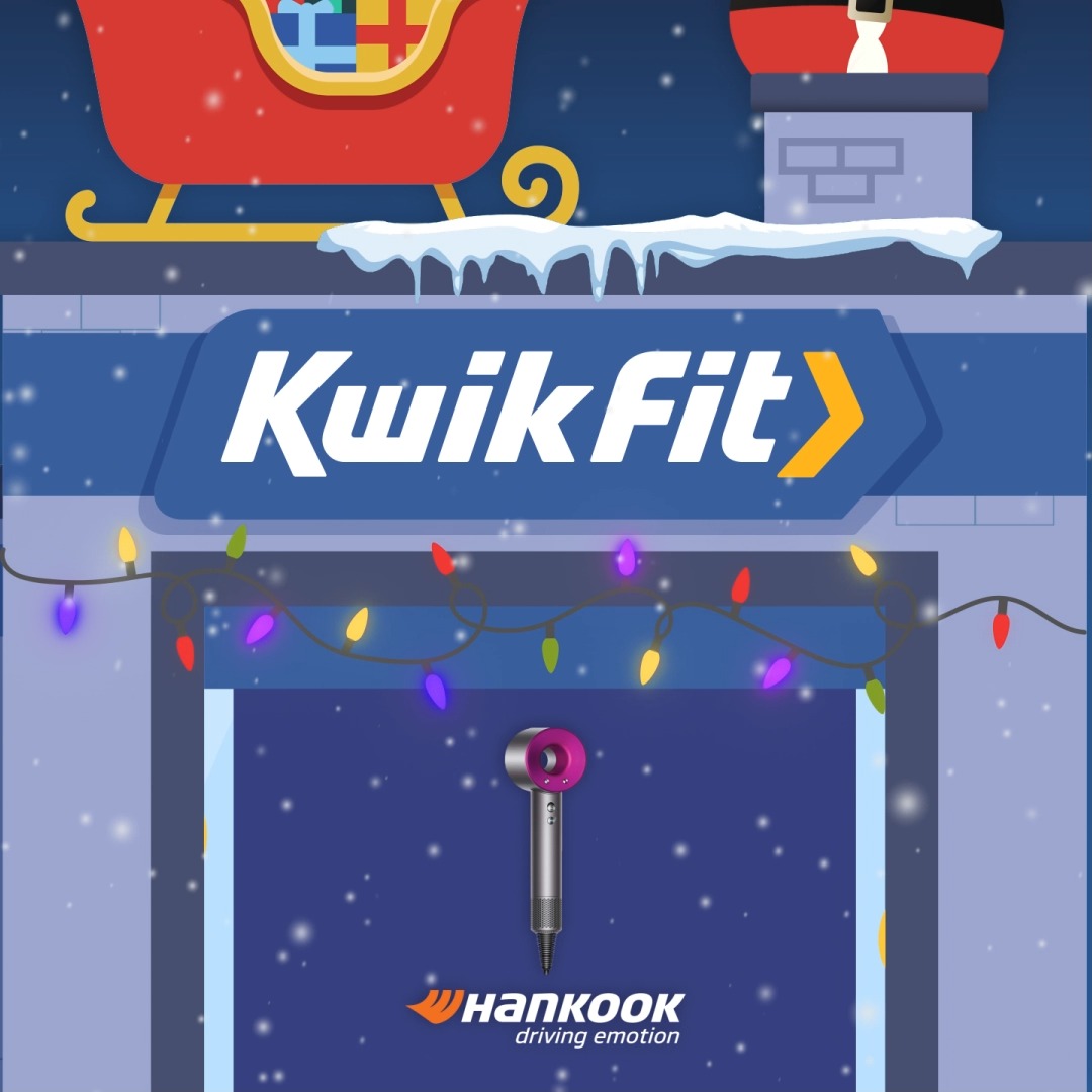 ☃️It's day 8 of #Kwikmas and thanks to our friends at Hankook Tire USA you can win a Dyson Hair Dryer☃️ Simply like this post and tag a friend in the comments to be in with the chance of winning this amazing gift🎁 Full T&amp;C's
