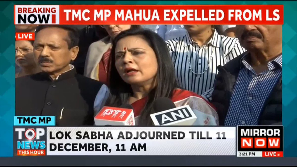 TMC leader Mahua Moitra's scathing attack on BJP "Ramesh Bidhuri abused Danish Ali in the Parliament, but no action was taken. You hate minorities, you hate women. We will see the end of you." #CashForQueryScam #ethicscommittee #MahuaMoitra