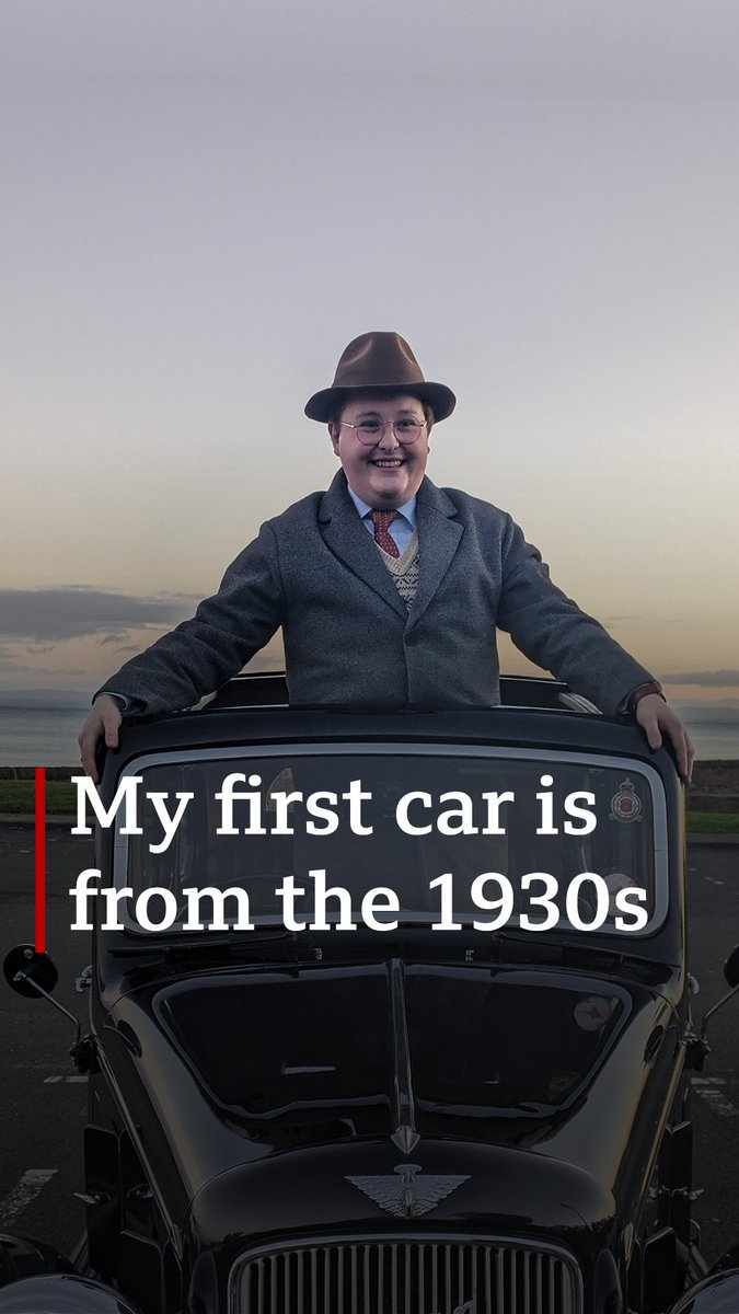 Kirkcaldy teenager Callum Grubb loves the 1940s and has been saving for a classic car since he was 11 or 12. The 19-year-old has recently bought an Austin 10 Cambridge from 1938 as his first car. Read more ➡️