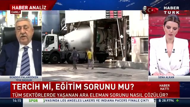 📌Tüm sektörlerde yaşanan ara eleman sorunu nasıl çözülür? Tercih mi, eğitim sorunu mu? #HaberHattı'nda Sena Alkan sordu; TESK Başkanı Bendevi Palandöken yanıtladı.