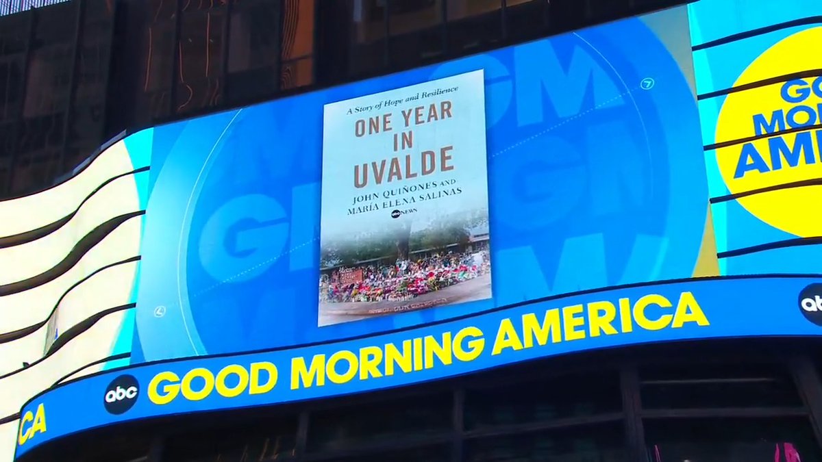 “One Year in Uvalde,” by @johnqabc and Maria Elena Salinas, builds on their year-long reporting with ABC News in the aftermath of the mass shooting at Robb Elementary School and the resiliency and activism from the community. Hits shelves May 14, 2024 and available for pre-order now.