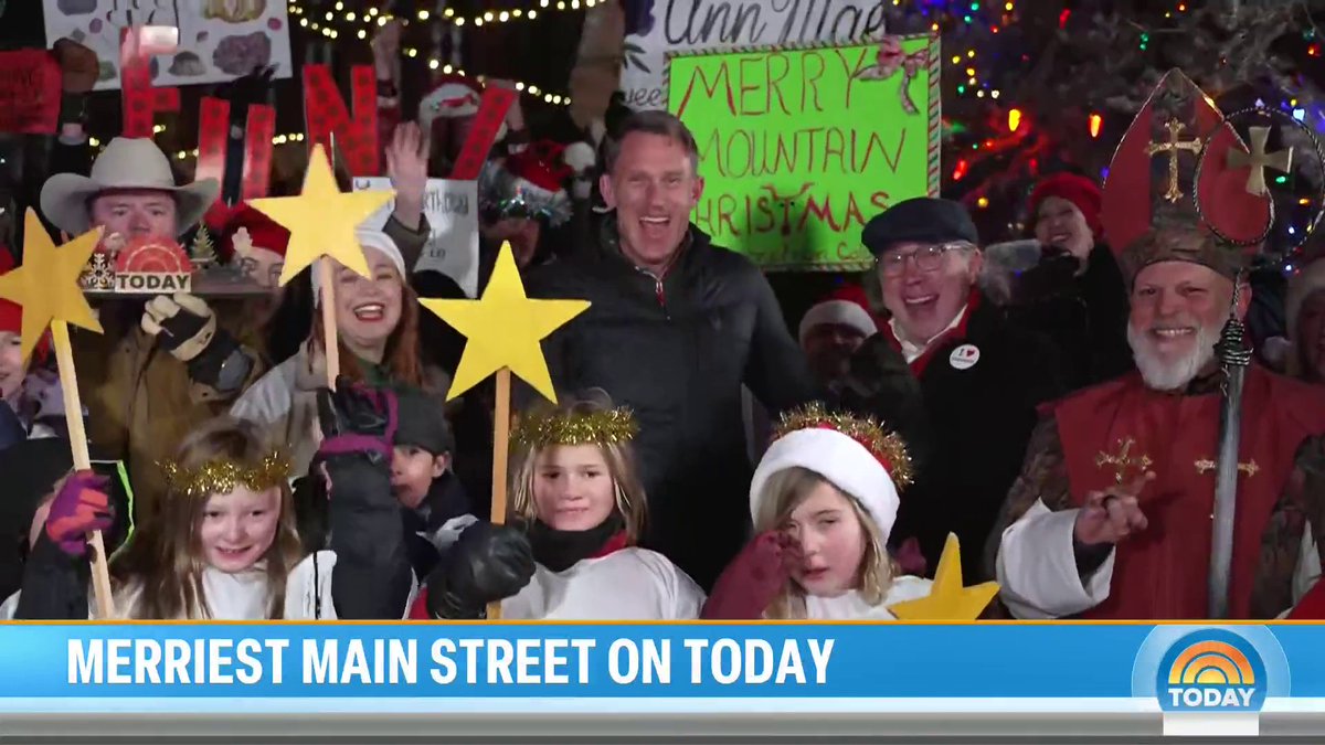 For today’s ‘Merriest Main Street,’ Matt Renoux joins us from Georgetown, Colorado 9NEWS Denver! 🎄
