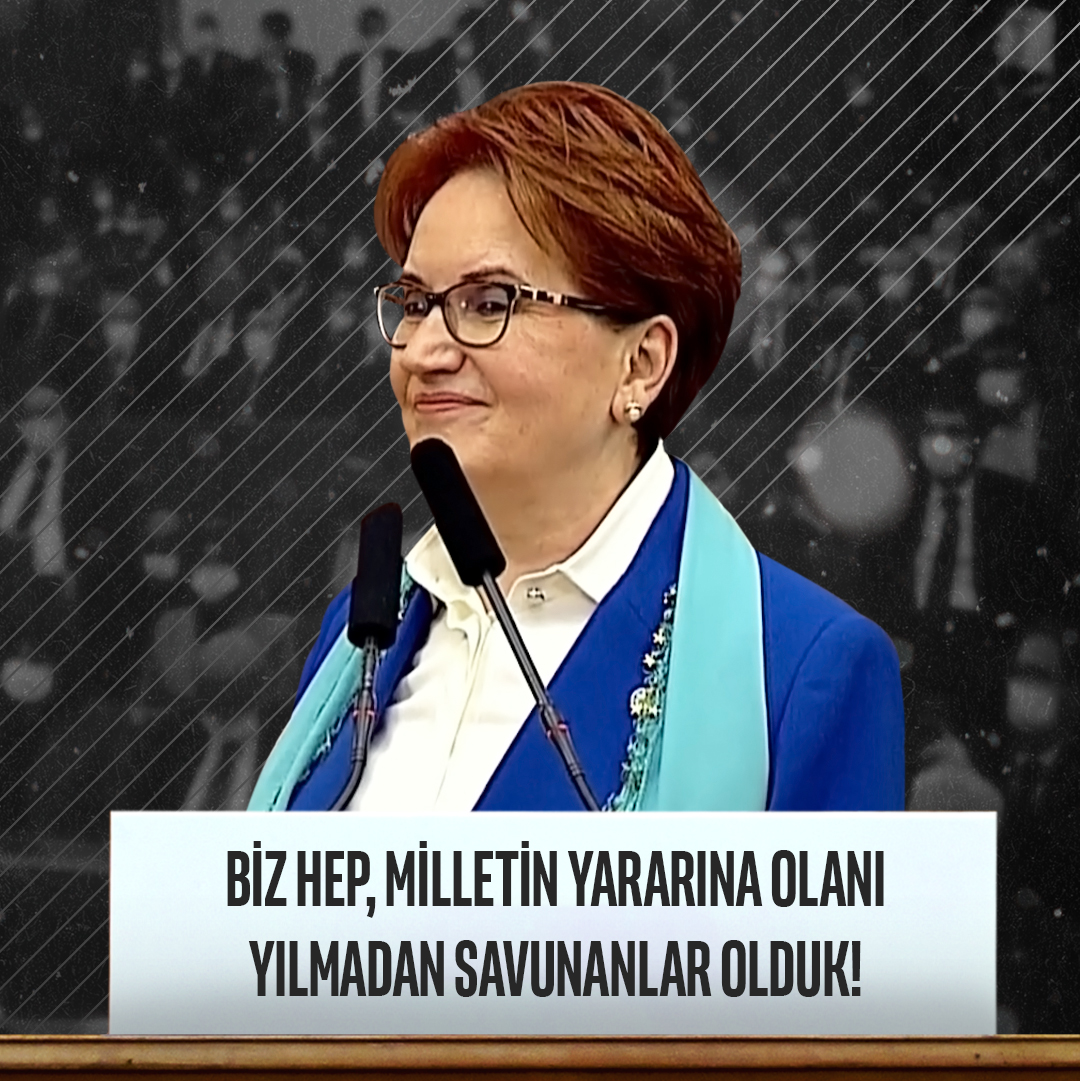 Önümüzdeki süreçte, tüm güçleriyle üzerimize gelenler olacak. Ama unuttukları bir şey var ki; Biz şerbetliyiz! O nedenle tankla da, topla da, tüfekle de gelseler bize vız gelir, tırıs gider…