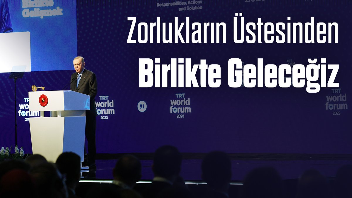 Cumhurbaşkanımız Recep Tayyip Erdoğan: “Dünyadaki her ülkede olduğu gibi bizim de çözmemiz gereken meseleler olduğunun farkındayız. İnşallah önümüzdeki dönemde atacağımız adımlarla bu zorlukların hep birlikte üstesinden geleceğiz.”