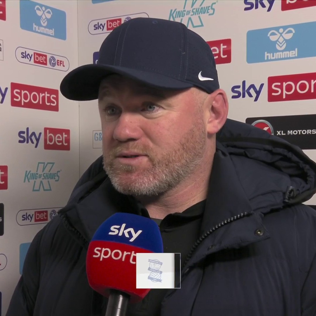 "We have to start picking up results. It's as simple as that" Wayne Rooney says Birmingham City have to 'dig in' after a difficult period 🎙️