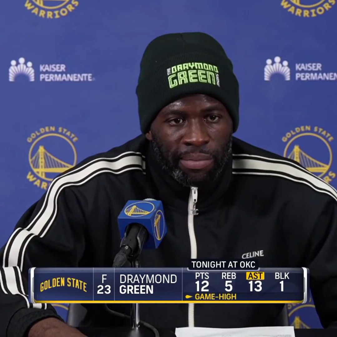 Draymond believes the Warriors still have all of the pieces necessary to win a championship 🔽